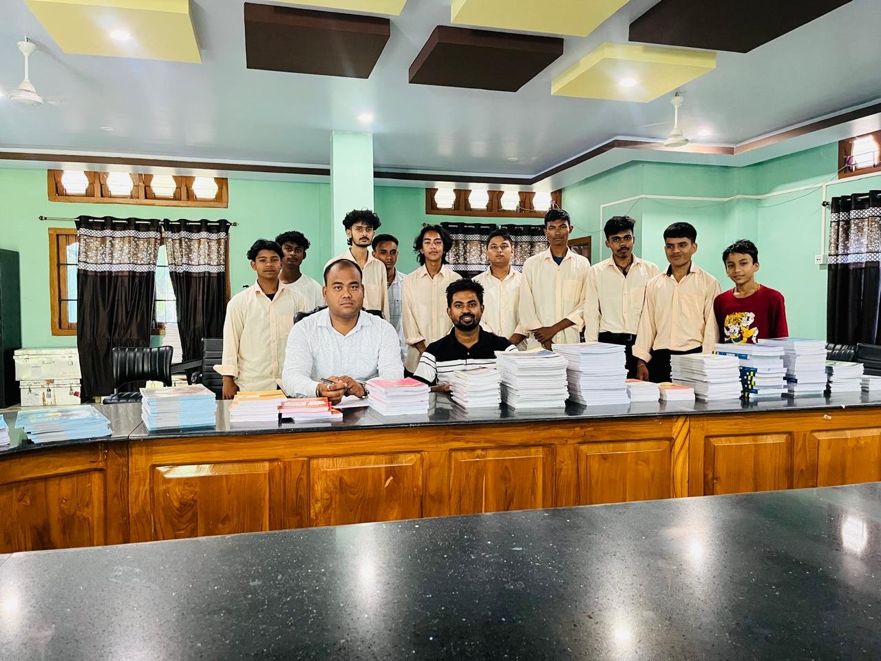Distribution of Books to HS-I and HS-II year students